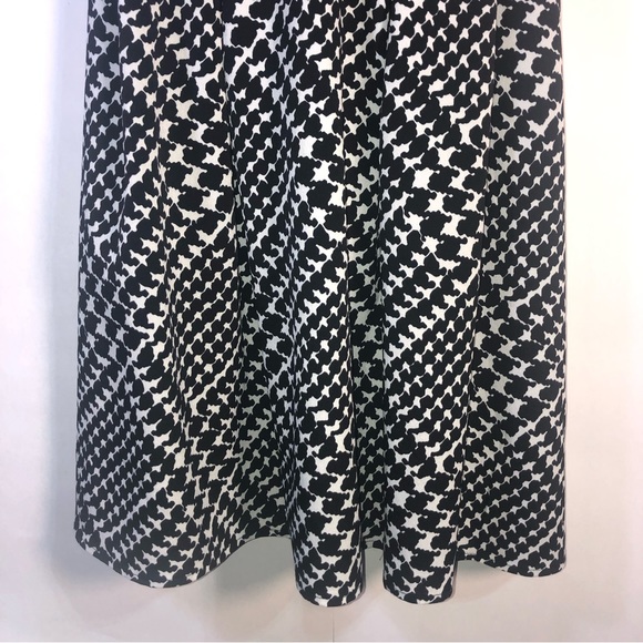 Victoria's Secret The Deep V Hounds Tooth Pleated Cocktail Dress Size 4 - Picture 4 of 14